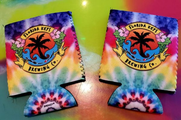 tie dye can koozie