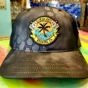 fish scale hat black