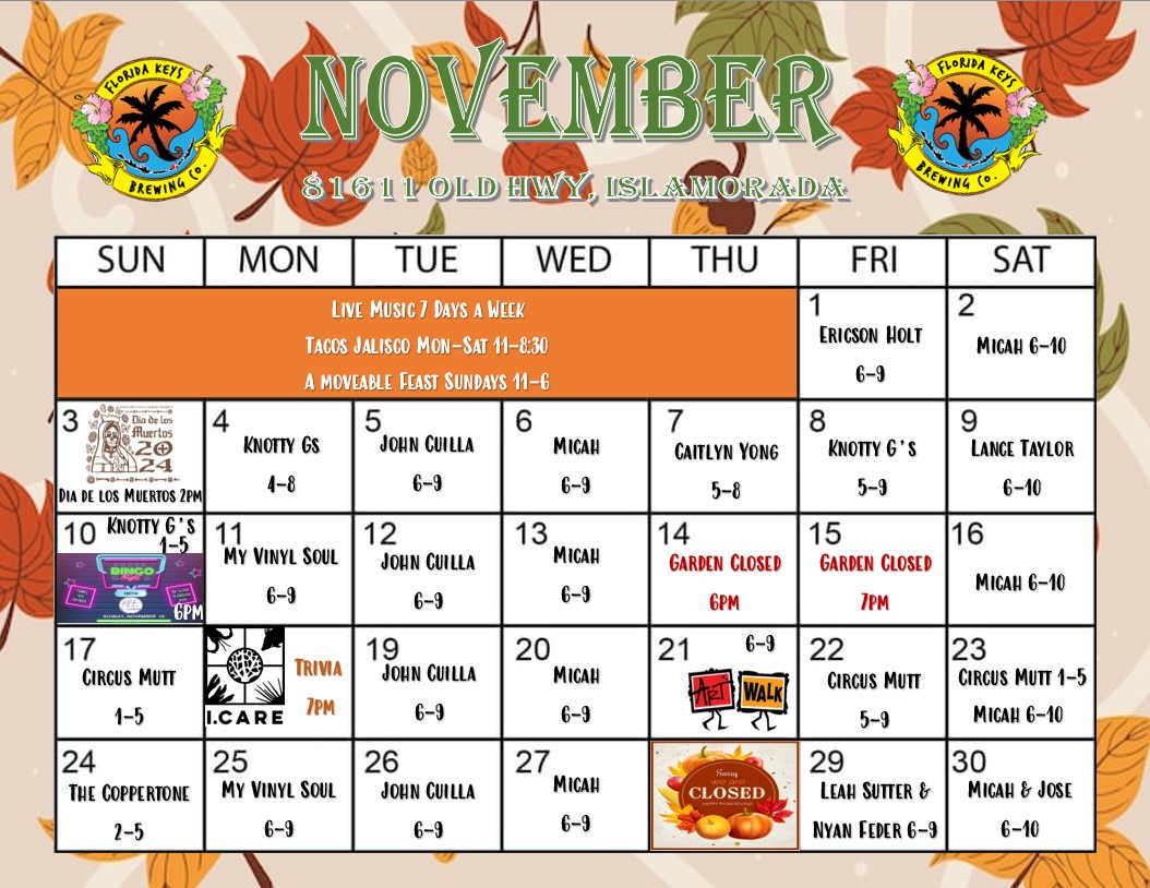 November Events 2024