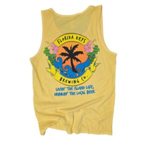 Logo Yellow Mens Tank