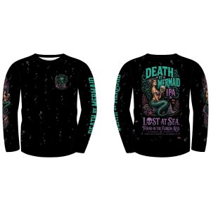 Death By Mermaid Long Sleeve Black