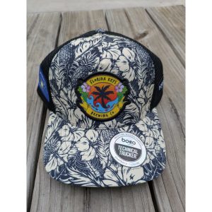 hawaiian print hat